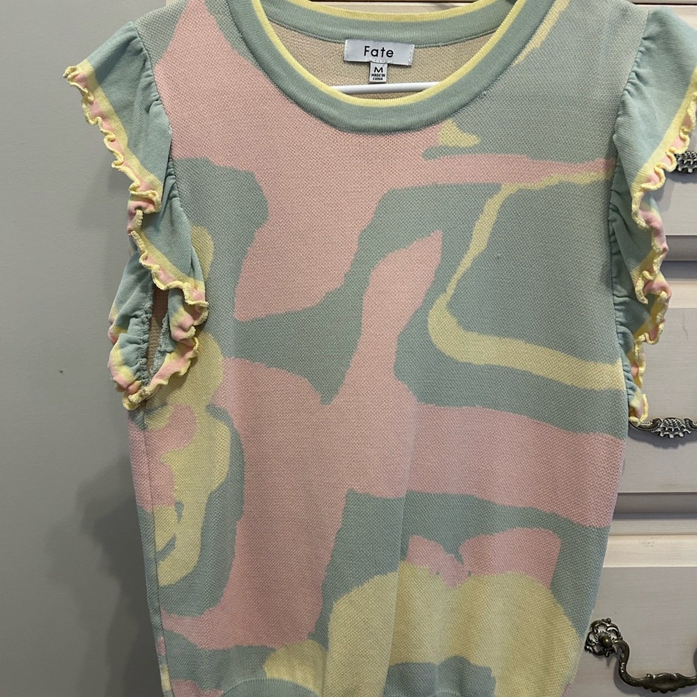 Fate Multicolor Knit Top